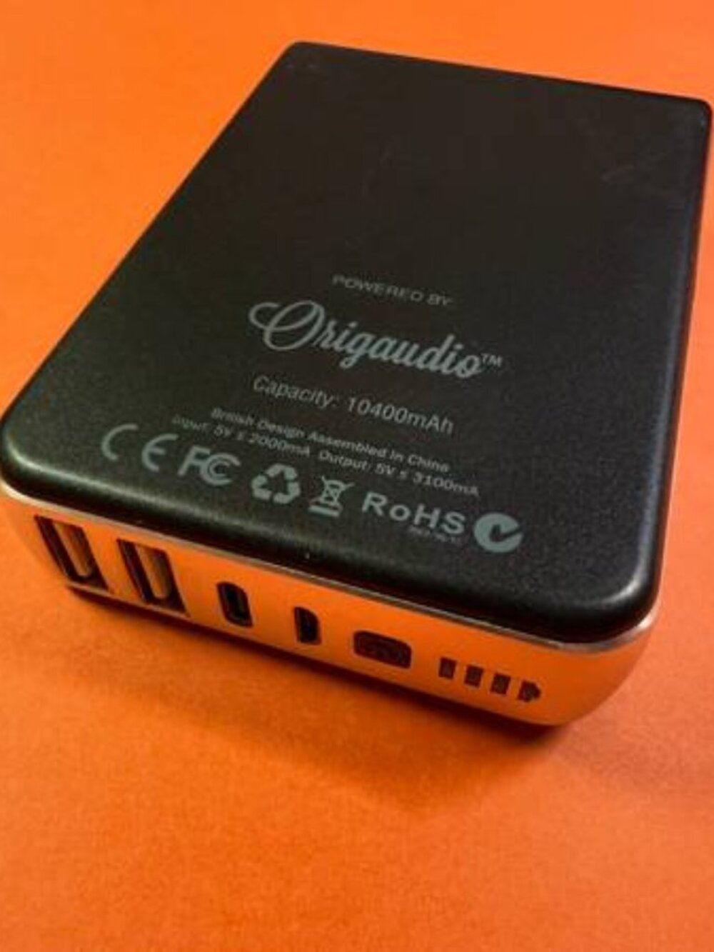 Origaudio Super Compact 10,400 mAh External Battery Charger